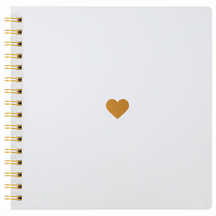 Фотоальбом 22х22 см, 20 белых листов, уголки, стикеры, ручки, клей, BRAUBERG White Line, 880651