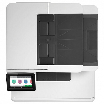 МФУ лазерное ЦВЕТНОЕ HP Color LJ Enterprise M480f "4 в 1", А4, 27 стр./мин., 55000 стр./мес, ДУПЛЕКС, ДАПД, сетевая карта, 3QA55A