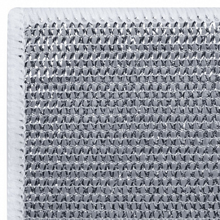 Тряпки-салфетки металлические, сетка-скрабер, 20х20 см, КОМПЛЕКТ 10 штук, для мытья посуды и уборки, не оставляет царапин, LAIMA, 700065