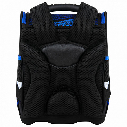 Ранец ЮНЛАНДИЯ WISE, 1 отделение, 3 кармана, устойчивое дно, "Speed race", 37x29х15 см, 271398