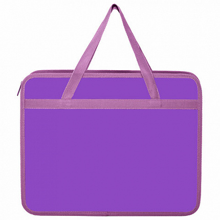 Папка на молнии с ручками BRAUBERG А4, 1 отделение, пластик, 80 мм, "Radiant unicorn", 273369