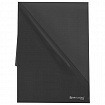 Папка-уголок прозрачная А4 BRAUBERG UNIVERSAL, черная, 0,10 мм, со штрихкодом, 273046