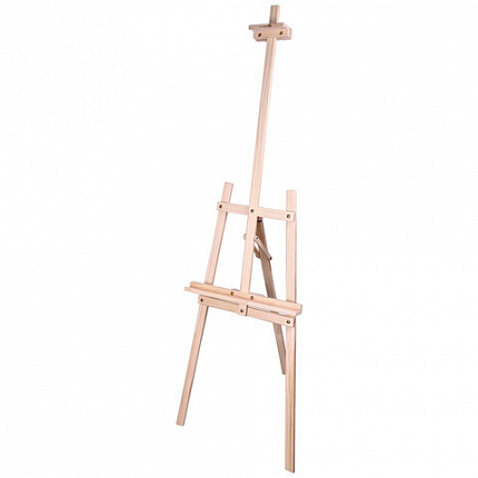 Мольберт напольный из сосны Лира, 170х55х70 см, высота холста до 107 см, BRAUBERG ART CLASSIC, 192260