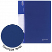 Папка 10 вкладышей BRAUBERG стандарт, синяя, 0,6 мм, 221591