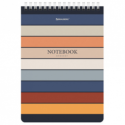 Блокнот А5 (146х206 мм), 60 л., гребень, картон, клетка, BRAUBERG, "Classic", 114359