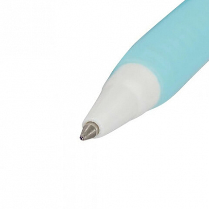 Ручка шариковая масляная автоматическая с грипом UNI "JetStream", СИНЯЯ, корпус бирюзовый, 0,35 мм, SXN-101FL AQUA