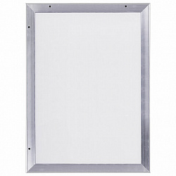 Рамка настенная с "клик"-профилем А3 (297х420 мм), алюминиевый профиль, BRAUBERG "Extra", 238221