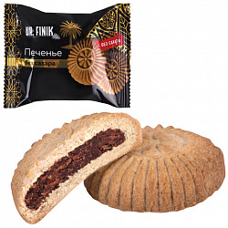 Печенье песочное DR.FINIK "Солнышко" с начинкой из финика и кураги, БЕЗ САХАРА, 700 г