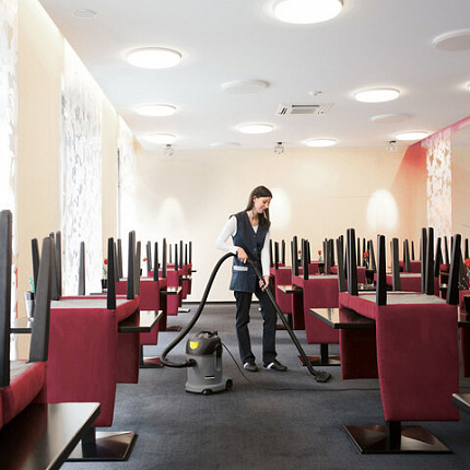 Пылесос хозяйственный профессиональный KARCHER T 14/1, пылесборник, 1600 Вт, 1.527-17, 1.527-170.0