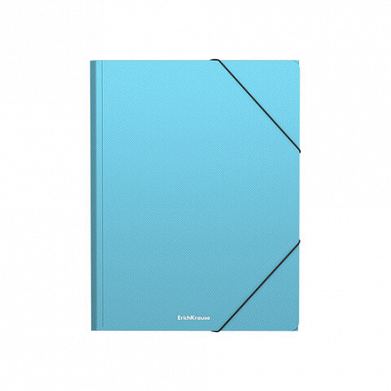 Папка на резинках ERICH KRAUSE "Diagonal Pastel", до 300 листов, ассорти, 600 мкм, 50400