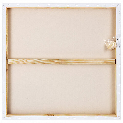 Холст 3D на подрамнике BRAUBERG ART CLASSIC 60х60 см, 440 г/м2, грунт, 100% хлопок мелкое зерно, 191666