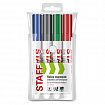 Маркеры стираемые для белой доски НАБОР 4 ЦВЕТА, STAFF "BASIC" WBM-200, 1-3 мм, 152639