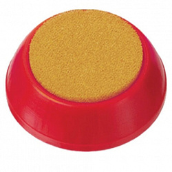 Губка для кассира, диаметр 57 мм, круглая, ассорти, УП02