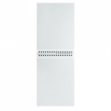 Блокнот А5 146х205 мм, 60 л., гребень, картон, жесткая подложка, клетка, BRAUBERG, "На волне успеха", 129813