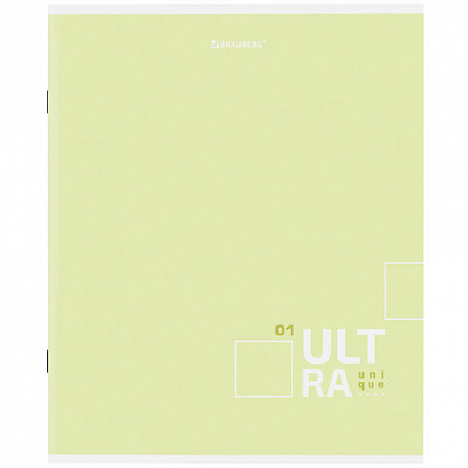 Тетрадь А5, 80 л., BRAUBERG скоба, клетка, обложка картон, "Пастельная" Pastel Tone, 404411