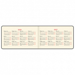 Еженедельник датированный 2026 МАЛЫЙ ФОРМАТ 105х160 мм, А6, BRAUBERG "Imprint", тиснение, розовый, 117213