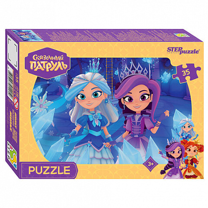 Пазл картонный 35 элементов, лицензия Мульт, АССОРТИ, поле 23х33 см, STEP PUZZLE