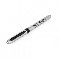 Маркер перманентный BIC "Intensity Ultra Fine", ЧЕРНЫЙ, тонкий наконечник 0,8 мм, 8290801