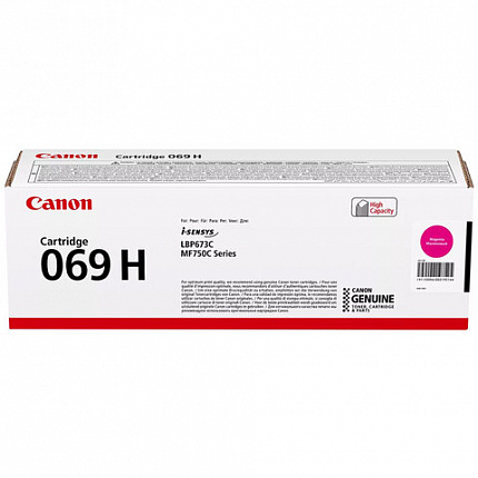 Картридж лазерный CANON (069HM) i-SENSYS LBP673Cdw/MF752Cdw/MF754Cdw, пурпурный, ресурс 5500 ст, 5096C002