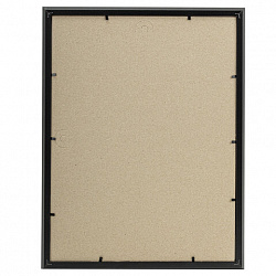 Рамка 30х40 см небьющаяся, КОМПЛЕКТ 2 штуки, багет 21 мм, МДФ, BRAUBERG "Idea", черная, 391395