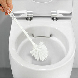 Ершик для унитаза без подставки, белый, IDEA, М 5030