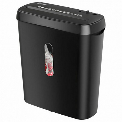 Уничтожитель (шредер) CACTUS CS-SH-A1, 2 уровень секретности, полоски 6 мм, 6 листов, корзина 8 литров