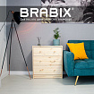 Комод деревянный, сосна, BRABIX "Scandi Wood SC-001" РАСТ, 620х300х700 мм, 3 ящика, 641890, 008.02.35
