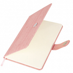 Еженедельник датированный 2026 А5 145х215 мм, BRAUBERG "Augustus", под кожу, розовый, 117163