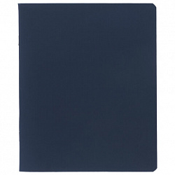 Тетрадь А5 96 л., HATBER, скоба, клетка, Soft-touch ламинация, SoloMatte "Сапфир", 092748, 96Т5лВ1