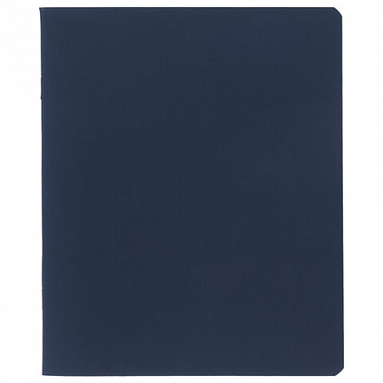 Тетрадь А5 96л. HATBER скоба, клетка, Soft-touch ламинация, SoloMatte_Сапфир, 092748, 96Т5лВ1