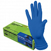 Перчатки нитриловые смотровые сверхпрочные CRYSTAL PRO MAX, 50 пар (100 шт.), размер L (большой), синие, CRYMAX-03