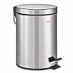 Ведро мусорное с педалью 12 литров "Classic", ЗЕРКАЛЬНОЕ, нержавеющая сталь, со съемным внутренним ведром, LAIMA, 232261