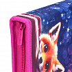 Пенал BRAUBERG, 1 отделение, 2 откидные планки, полиэстер, 21х14 см, Cute fox, 272318