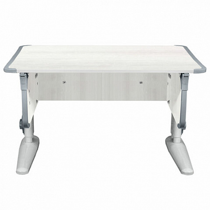 Стол-парта регулируемый "ДЭМИ" СУТ.43, 1000х550х530-815 мм, серый каркас, пластик серый, рамух белый (КОМПЛЕКТ)