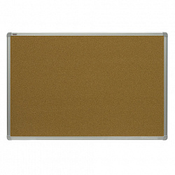 Доска пробковая для объявлений 90x120 см, алюминиевая рамка, 2х3 OFFICE, (Польша), TCA129