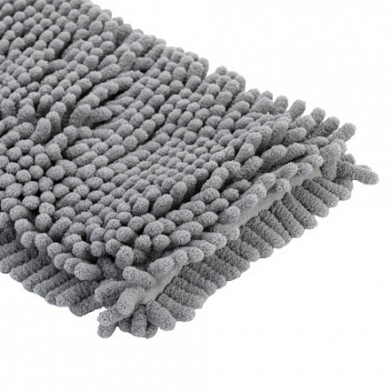 Швабра КОМПЛЕКТ черенок 75-130 см + флаундер 40 см + МОП микрофибра СИНЕЛЬ (ТИП К), PERKLIN (ПЕРКЛИН), 700981