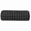 Пенал-косметичка BRAUBERG, Checkered, черный, 20х7х7см, 272298