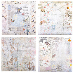 Бумага для скрапбукинга 30х30 см, "В бежевых тонах", двусторонняя, 12 листов, 180 г/м2, ОСТРОВ СОКРОВИЩ, 665437