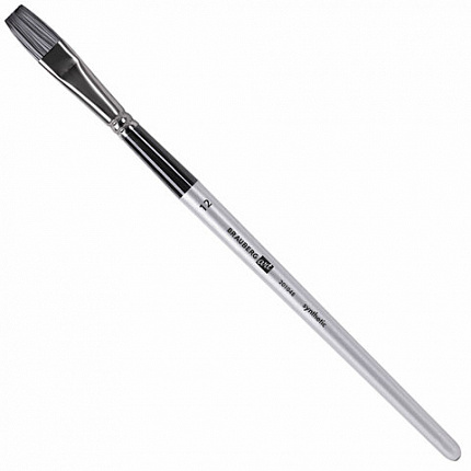 Кисти художественные набор 23 шт синтетика с мастихином в пенале, BRAUBERG ART DEBUT,