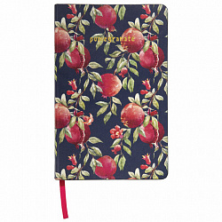 Ежедневник недатированный А5 (138х213 мм), BRAUBERG VISTA, под кожу, гибкий, 136 л., "Pomegranate", 112022