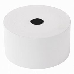 Чековая лента ТЕРМОБУМАГА 80 мм (диаметр 150 мм, длина 244 м, втулка 26 мм) слой наружу, BRAUBERG, 110560