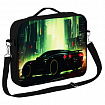 Папка на молнии с ручками BRAUBERG KIDS А4, 1 отделение, регулируемый плечевой ремень, 60 мм, "Зеленый город", 274517