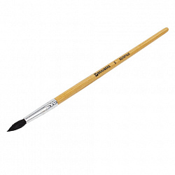 Кисть BRAUBERG, белка, круглая, № 5, 200182