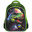 Рюкзак BRAUBERG KIDS FLOSSY, 2 отделения, 3 кармана, "Galaxy Dino", 3D-панель, 40х28х18 см, 273182