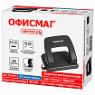 Дырокол металлический ОФИСМАГ, до 25 листов, черный, 229693