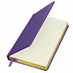 Ежедневник недатированный А5, 138х213 мм, BRAUBERG "Iguana", под кожу, 160 л., сиреневый, 114455
