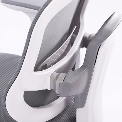 Кресло детское с подставкой для ног BRABIX KIDS "MG-215", сетка/ткань TW, серое, 533313