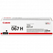 Картридж лазерный CANON (067HBK) i-SENSYS LBP631Cw/LBP633Cdw, черный, ресурс 3130 стр., ОРИГИНАЛЬНЫЙ, 5106C002