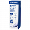 Стержни шариковые BRAUBERG, НАБОР 5 шт., 107 мм, СИНИЕ, узел 0,7 мм, линия письма 0,35 мм, 170192