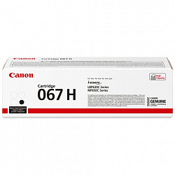 Картридж лазерный CANON (067HBK) i-SENSYS LBP631Cw/LBP633Cdw, черный, ресурс 3130 стр., ОРИГИНАЛЬНЫЙ, 5106C002